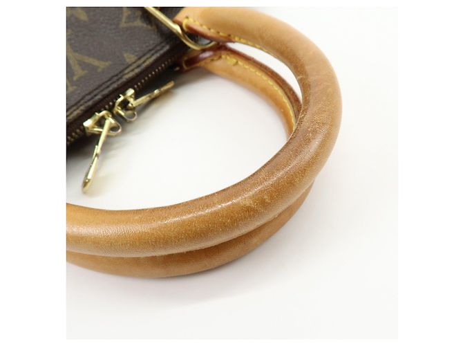 Borsa a mano Louis Vuitton Monogram Alma PM Brown M51130 - vista 8