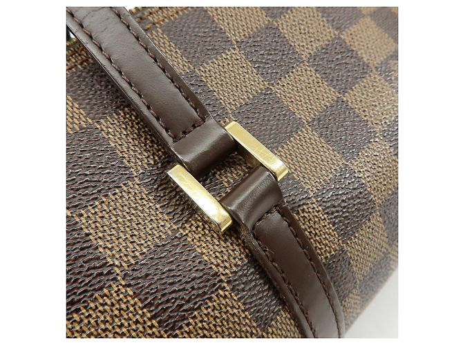 Borsa a mano Louis Vuitton Damier Papillon 30 Damier Ebene N51303 - vista 11