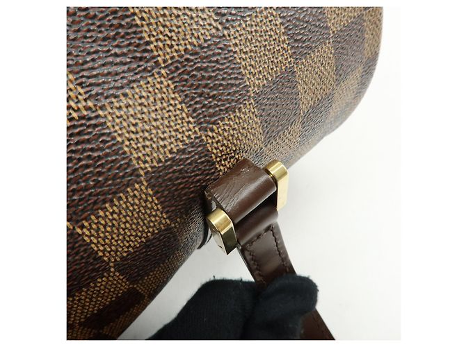 Borsa a mano Louis Vuitton Damier Papillon 30 Damier Ebene N51303 - vista 13