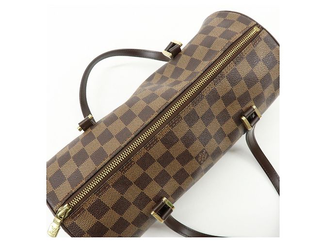 Borsa a mano Louis Vuitton Damier Papillon 30 Damier Ebene N51303 - vista 21