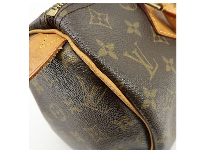 Borsa a mano Louis Vuitton Monogram Speedy 30 Boston Bag Brown M41526 - vista 15