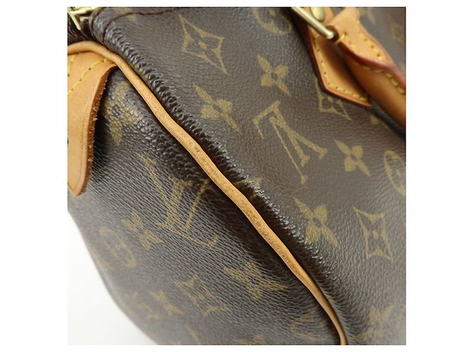 Borsa a mano Louis Vuitton Monogram Speedy 30 Boston Bag Brown M41526 - vista 16