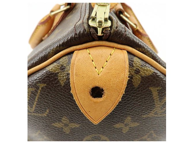 Borsa a mano Louis Vuitton Monogram Speedy 30 Boston Bag Brown M41526 - vista 17