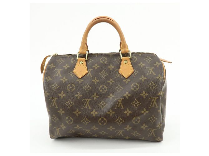 Borsa a mano Louis Vuitton Monogram Speedy 30 Boston Bag Brown M41526 - vista 2