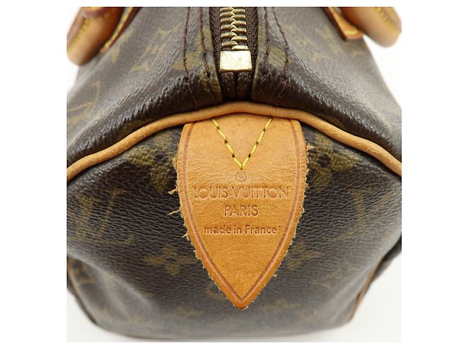 Borsa a mano Louis Vuitton Monogram Speedy 30 Boston Bag Brown M41526 - vista 23