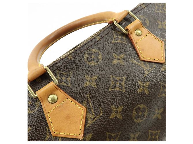 Borsa a mano Louis Vuitton Monogram Speedy 30 Boston Bag Brown M41526 - vista 9