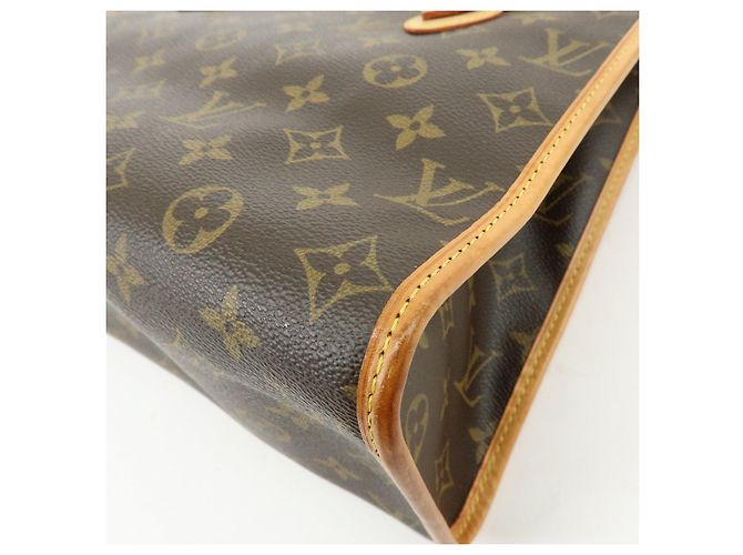 Borsa a tracolla Louis Vuitton Monogram Popincourt Haut Brown M40007 - vista 12
