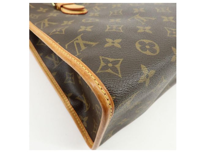 Borsa a tracolla Louis Vuitton Monogram Popincourt Haut Brown M40007 - vista 13