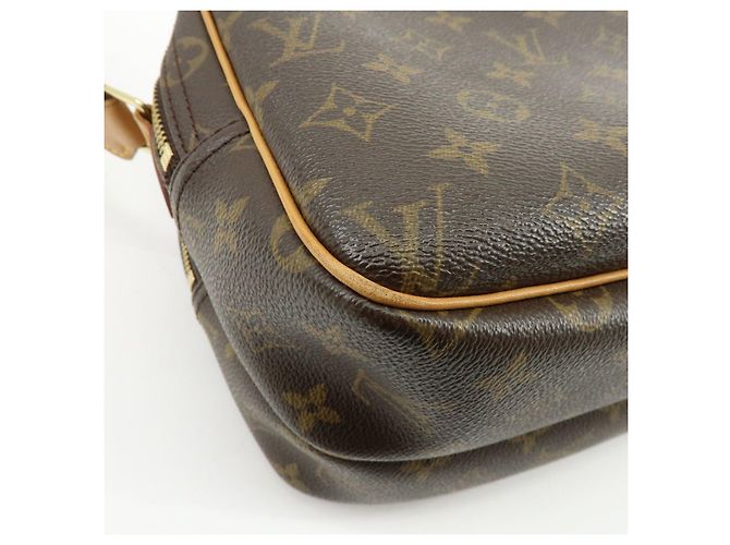 Louis Vuitton Monogram Reporter PM Shoulder Crossbody Bag Brown M45254 - vista 12