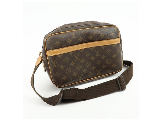 Louis Vuitton Monogram Reporter PM Shoulder Crossbody Bag Brown M45254 - vista 4