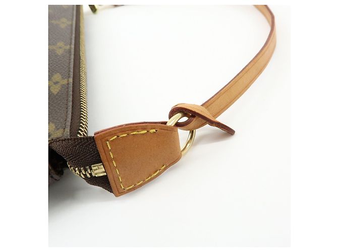 Louis Vuitton Monogram Pochette Accessoires Pouch Hand Bag Brown M51980 - Ansicht 11