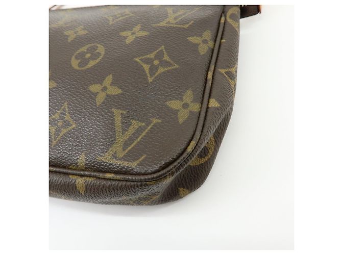 Louis Vuitton Monogram Pochette Accessoires Pouch Hand Bag Brown M51980 - Ansicht 13