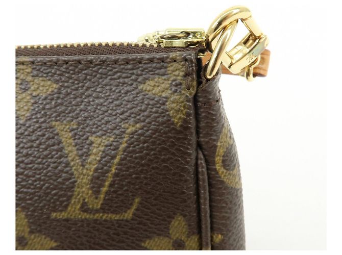 Louis Vuitton Monogram Pochette Accessoires Pouch Hand Bag Brown M51980 - Ansicht 18