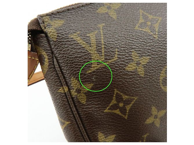 Louis Vuitton Monogram Pochette Accessoires Pouch Hand Bag Brown M51980 - Ansicht 19