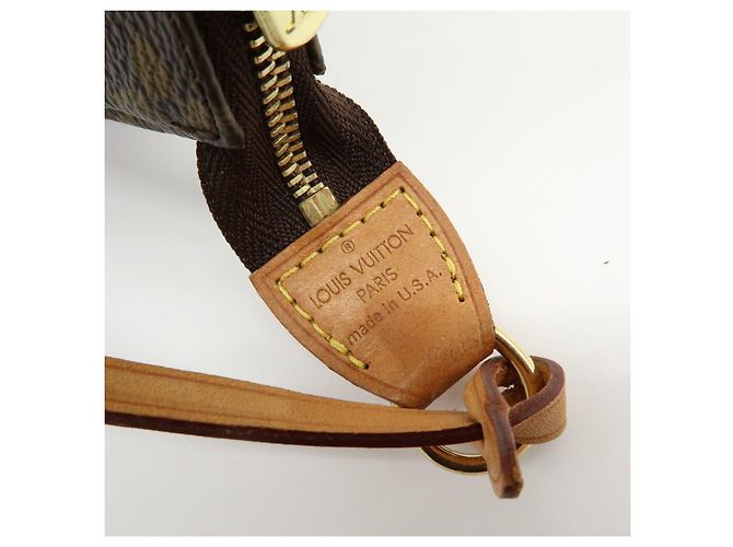 Louis Vuitton Monogram Pochette Accessoires Pouch Hand Bag Brown M51980 - Ansicht 23