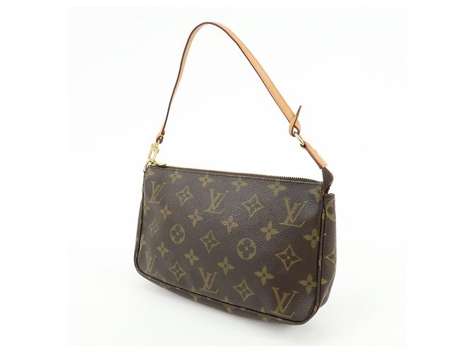 Louis Vuitton Monogram Pochette Accessoires Pouch Hand Bag Brown M51980 - Ansicht 3