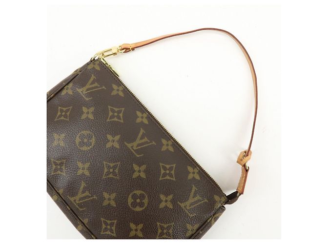 Louis Vuitton Monogram Pochette Accessoires Pouch Hand Bag Brown M51980 - Ansicht 6