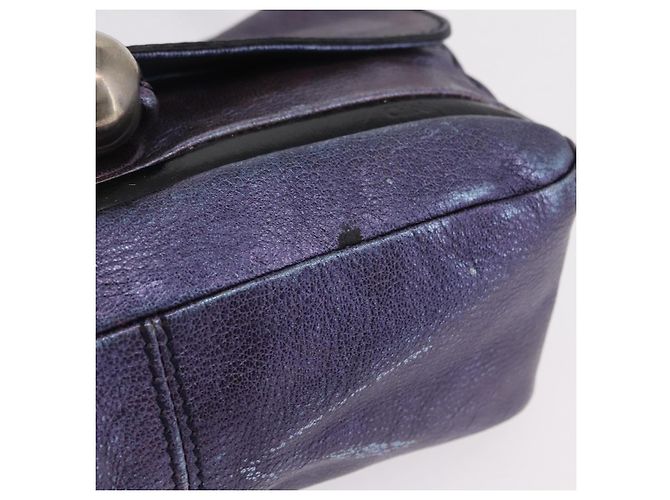 Chloé Chloe Schultertasche Leder lila authentisch mr3154 - Jerrillo - Ansicht 10