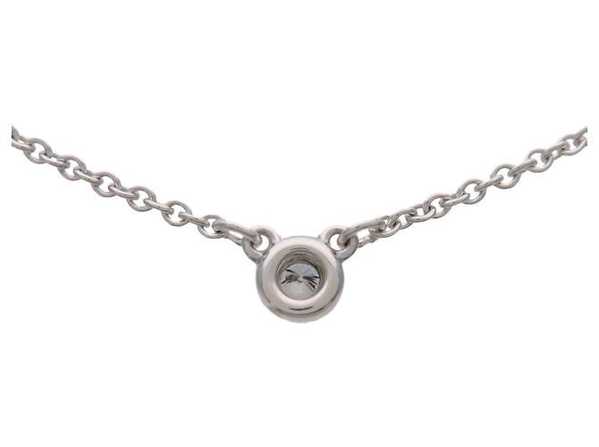 Collana Tiffany & Co By The Yard 1P Diamante SV925 Argento - vista 2