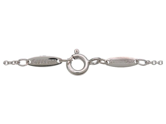 Collana Tiffany & Co By The Yard 1P Diamante SV925 Argento - vista 4