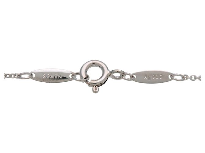 Collana Tiffany & Co By The Yard 1P Diamante SV925 Argento - vista 5