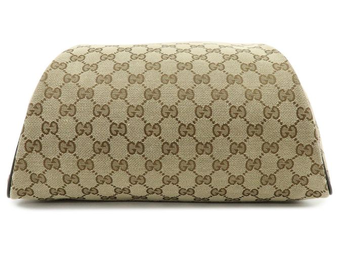 Zaino GUCCI GG Canvas Leather Brown 449906 - vista 3