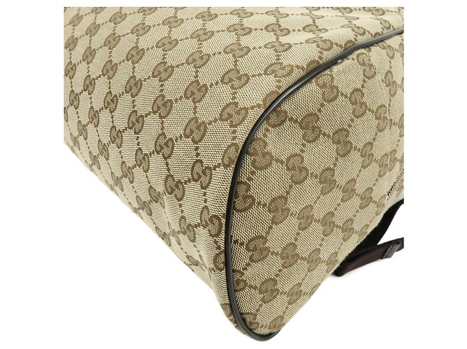 Zaino GUCCI GG Canvas Leather Brown 449906 - vista 5