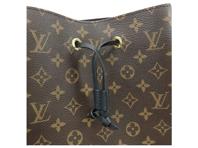 Néonoé Borsa a tracolla Louis Vuitton Monogram Neo Noe Noir M44020 - vista 7