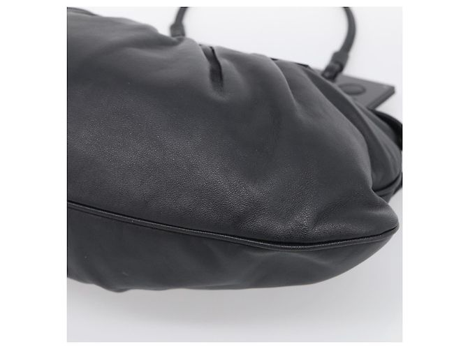 FENDI Shoulder Bag Leather Black Silver 8BN179 Auth mr3186V - Jerrillo - vista 12