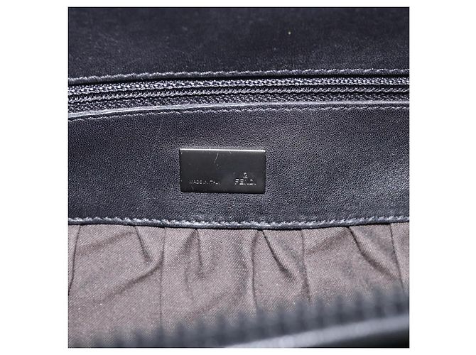 FENDI Shoulder Bag Leather Black Silver 8BN179 Auth mr3186V - Jerrillo - vista 19