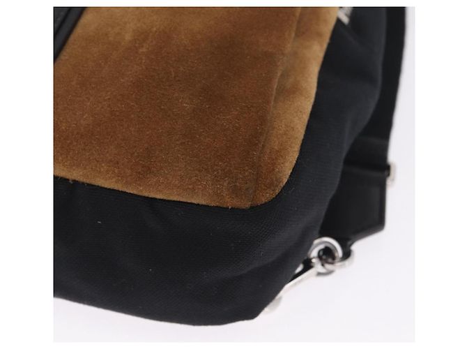 LOEWE Body Bag Suede BFLXFXSX01-1628 Brown Silver Auth RV038V - Jerrillo - vista 14