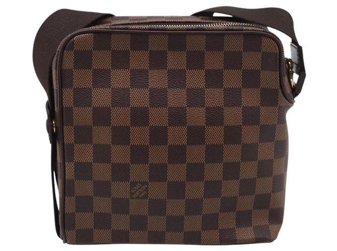 LOUIS VUITTON Damier Ebene Olaf PM Shoulder Bag N41442 LV Auth RV052V - Jerrillo - vista 3