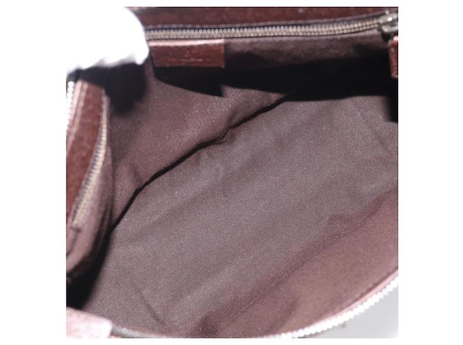 GUCCI GG Canvas Shoulder Bag Brown Silver 114273 Auth RV020 - Jerrillo - vista 17