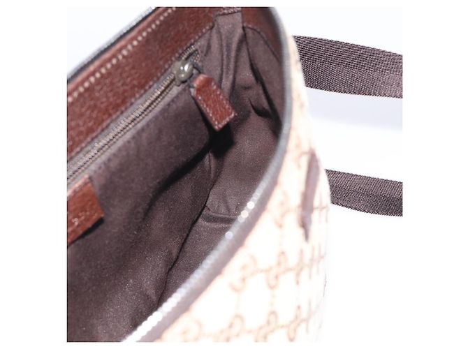 GUCCI GG Canvas Shoulder Bag Brown Silver 114273 Auth RV020 - Jerrillo - vista 18