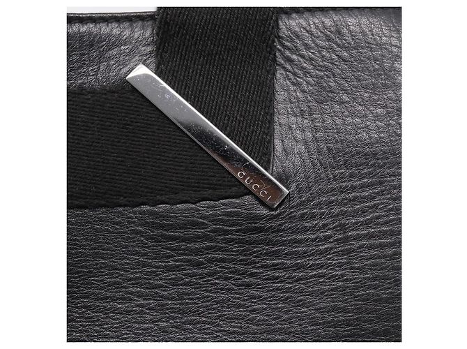 GUCCI Hand Bag Leather Black Silver 73983 Auth BA16769 - Jerrillo - vista 14