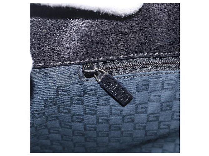 GUCCI Hand Bag Leather Black Silver 73983 Auth BA16769 - Jerrillo - vista 19