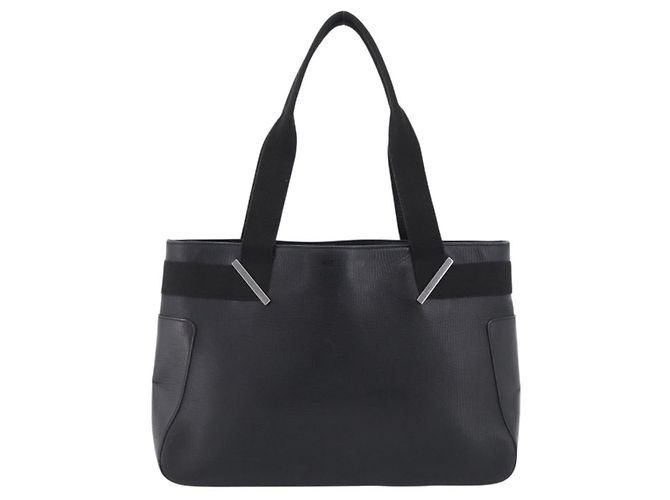GUCCI Hand Bag Leather Black Silver 73983 Auth BA16769 - Jerrillo - vista 2
