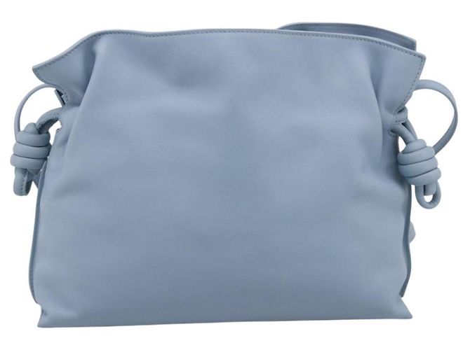 LOEWE Flamenco Bag Leather Maruha Mario Collaboration Light Blue Auth 210374SAM - Jerrillo - vista 3