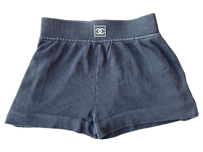 Bermudas Chanel Sport de algodón negras - vista 2