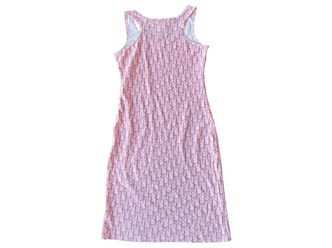 Robe Christian Dior John Galliano Diorissimo Monogram Rose - vista 8
