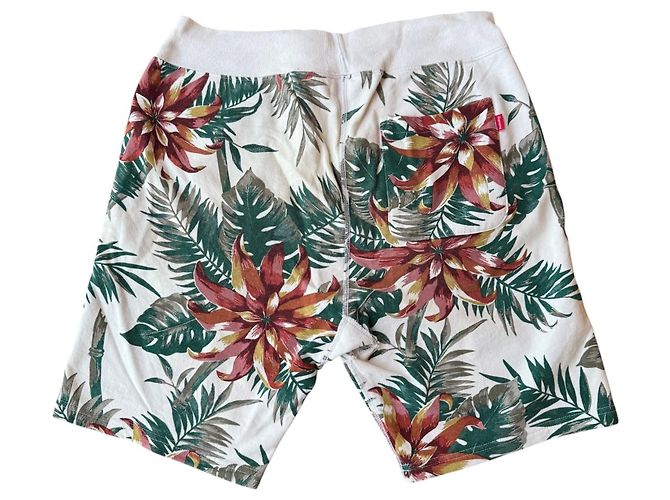 Supreme SS 2012 Florale Sweat Shorts Weiß - Ansicht 10