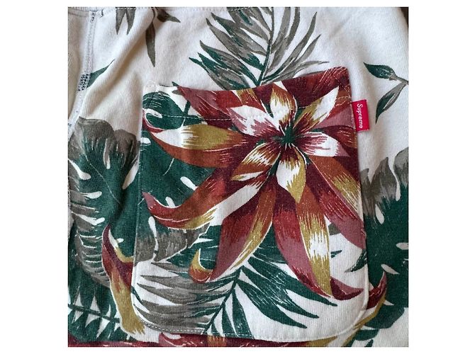 Supreme SS 2012 Florale Sweat Shorts Weiß - Ansicht 11