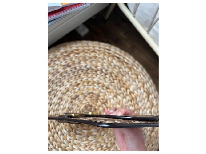 Clutch Dior Monogram Marrón y Negro - vista 6