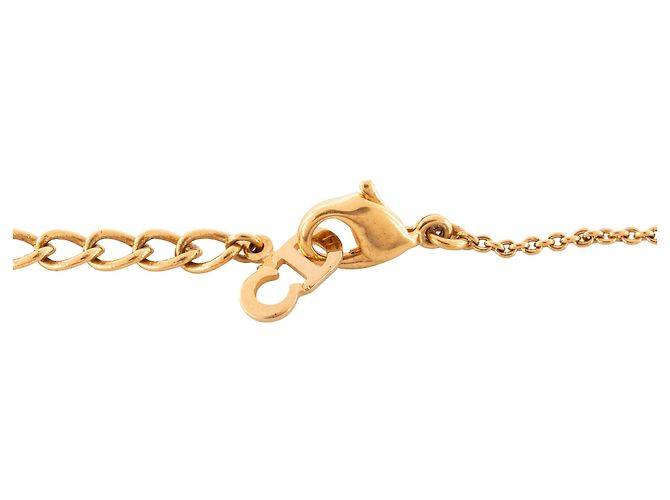 DIOR - Collar Dior en metal dorado - vista 3