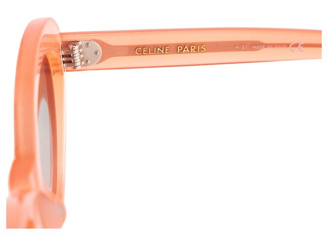 Céline CELINE - Celine Sonnenbrille aus rosa Acetat - Ansicht 4