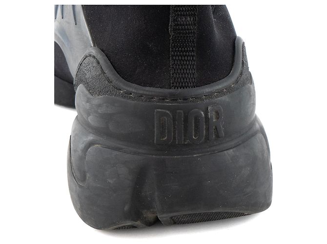 DIOR - Sneakers D-Connect Dior in tela nera e gomma (T37) - vista 6