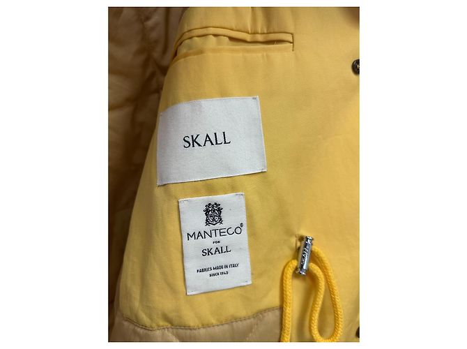 Autre Marque Chaqueta SKALL Gaby de algodón amarillo - vista 7