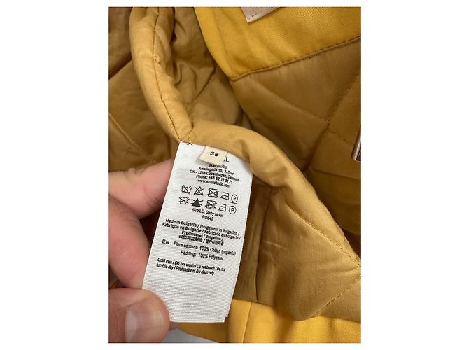 Autre Marque Chaqueta SKALL Gaby de algodón amarillo - vista 9