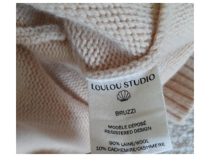 Autre Marque Loulou Studio Jersey Bruzzi de lana y cachemira - Beige - vista 5