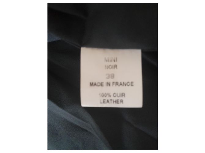 Ventcouvert Black Leather Zip-Up Jacket - view 7